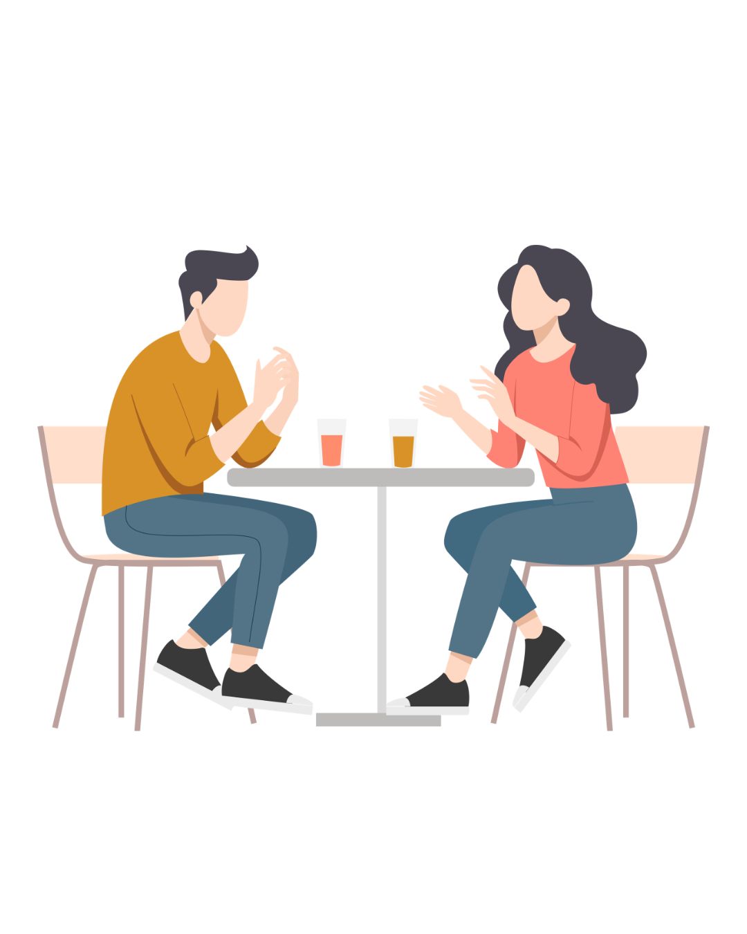 Registered Dietitian and client meet in-person